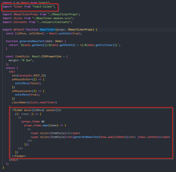 Use Third Party Component